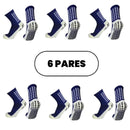Kit com 6 Meias de Futebol – Meias Esportivas de Algodão Antiderrapantes de Alta Qualidade – Envio Imediato
