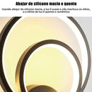 Round Wall Lamp, LED Wall Lamp, Decorative Bedside Lamp for Living Room and Bedroom