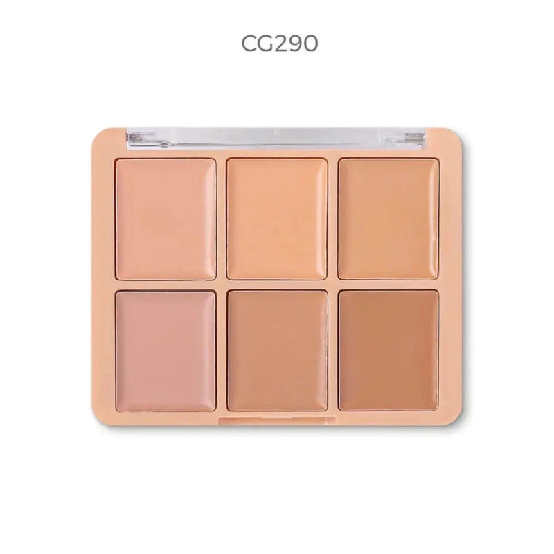 Paleta Corretiva de Cobertura Real 6 Cores - City Girls