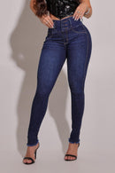 Calça Jeans Modeladora Mega Bumbum Skinny ModelaMax