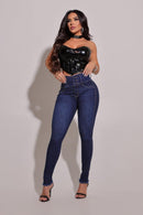 Calça Jeans Modeladora Mega Bumbum Skinny ModelaMax