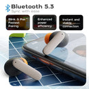 Quac Mic ENC Earbuds with Charging Case 700mAh Big Capacity Non-Noise Cancelling TWS Earphones & Headphones in Flipcart