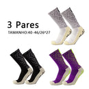Non-slip soccer socks, upgraded and thickened; mid-tube arrow-patterned socks with non-slip adhesive dots.