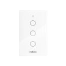 Interruptor Inteligente, compatibilidade com alexa e google home. Wi-Fi Coibeu Touch 2 Teclas + Tomada Integrada (Padrão BR)