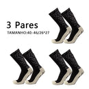 Non-slip soccer socks, upgraded and thickened; mid-tube arrow-patterned socks with non-slip adhesive dots.