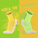 Kit com 6 Meias de Futebol – Meias Esportivas de Algodão Antiderrapantes de Alta Qualidade – Envio Imediato