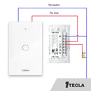 Interruptor Inteligente, compatibilidade com alexa e google home. Wi-Fi Coibeu Touch 2 Teclas + Tomada Integrada (Padrão BR)