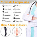 Meias de Compressão Elástica Profissional - Cano Alto Masculino para Futebol